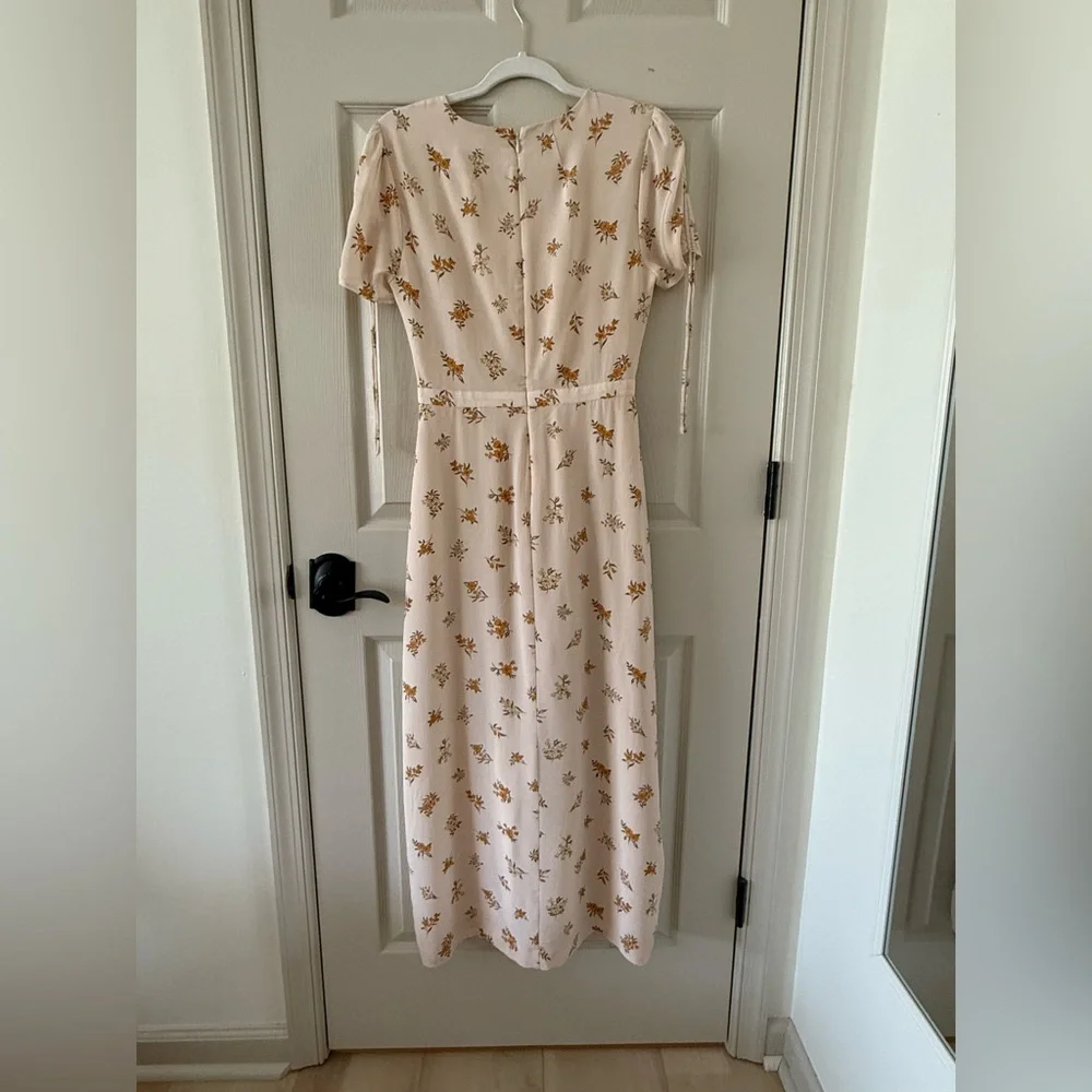 Madewell Field Bouquet Floral Silk Maxi Dress